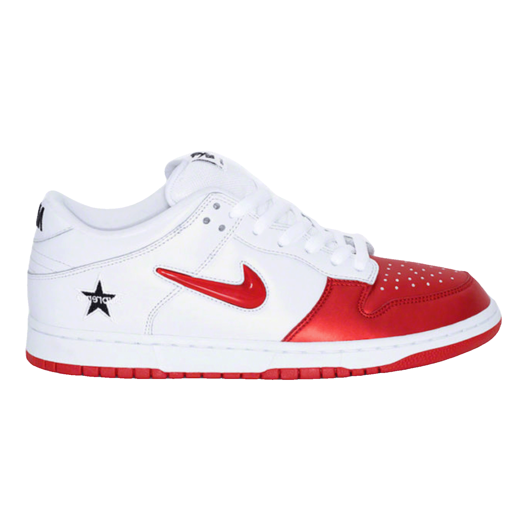 Nike SB Dunk Low Supreme Jewel Swoosh Red