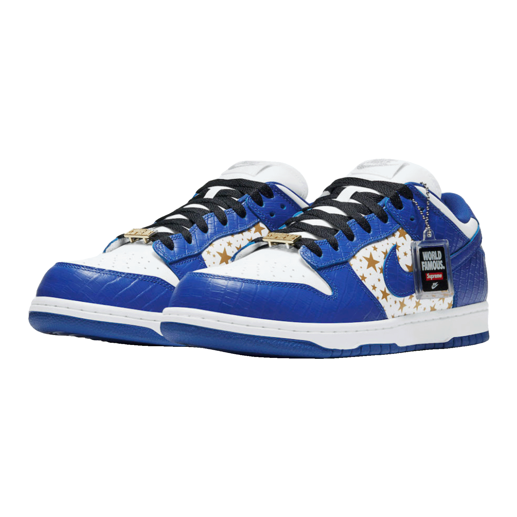 Nike SB Dunk Low Supreme Stars Hyper Royal (2021) Side