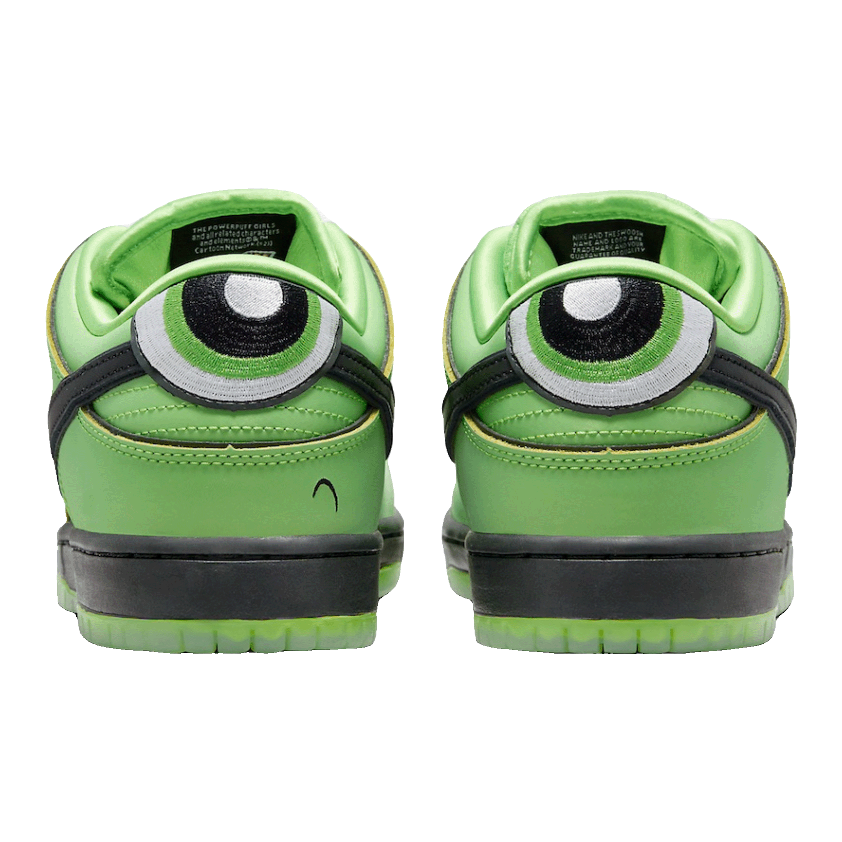 Nike SB Dunk Low The Powerpuff Girls Buttercup Back