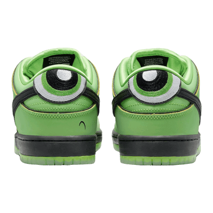 Nike SB Dunk Low The Powerpuff Girls Buttercup Back