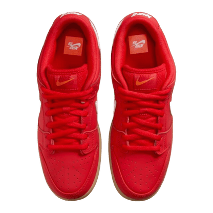 Nike SB Dunk Low University Red Gum Oben