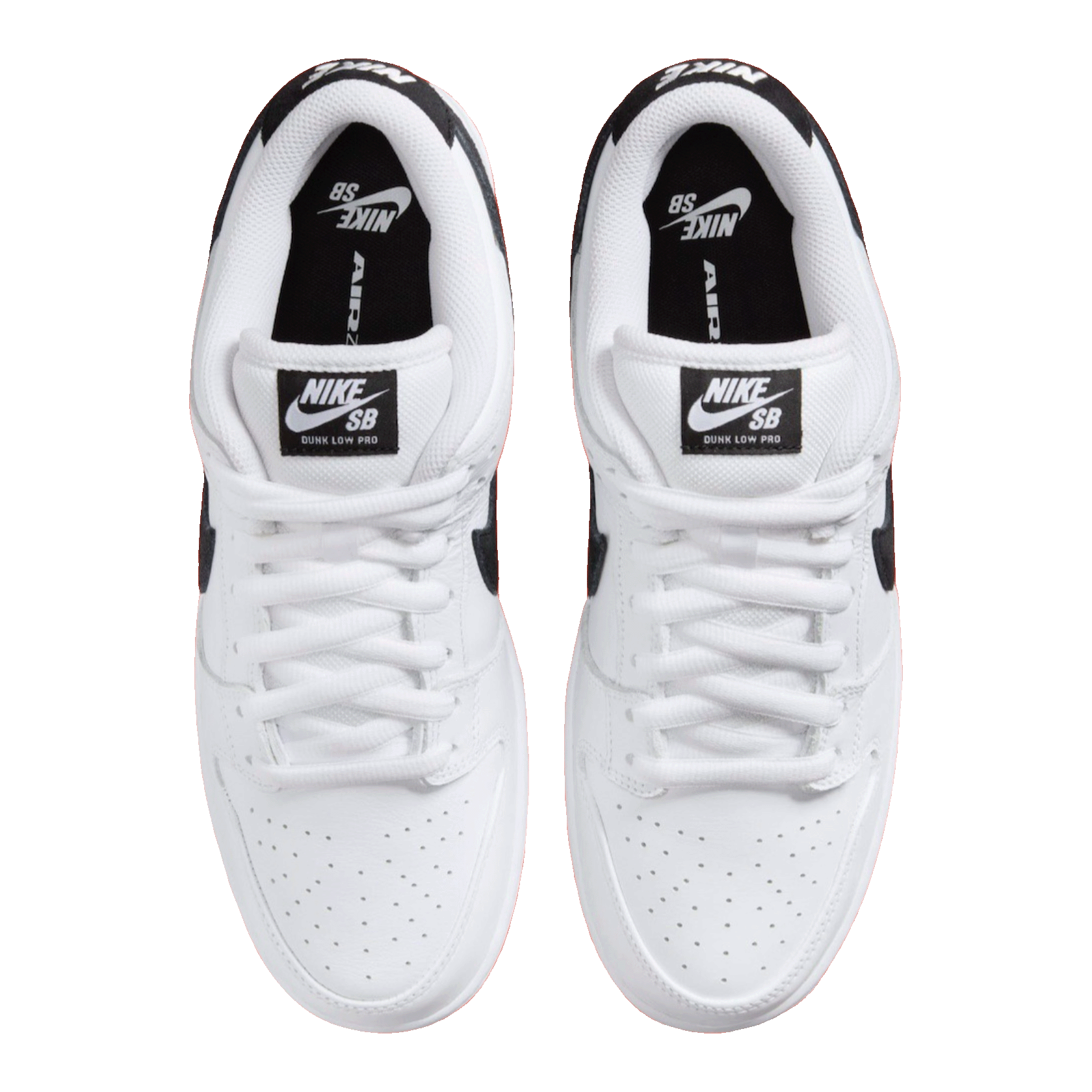 Nike SB Dunk Low White Black Oben