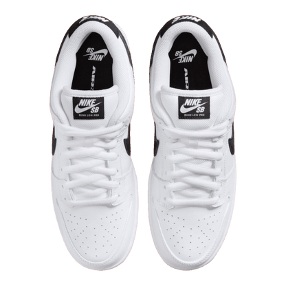 Nike SB Dunk Low White Black Oben