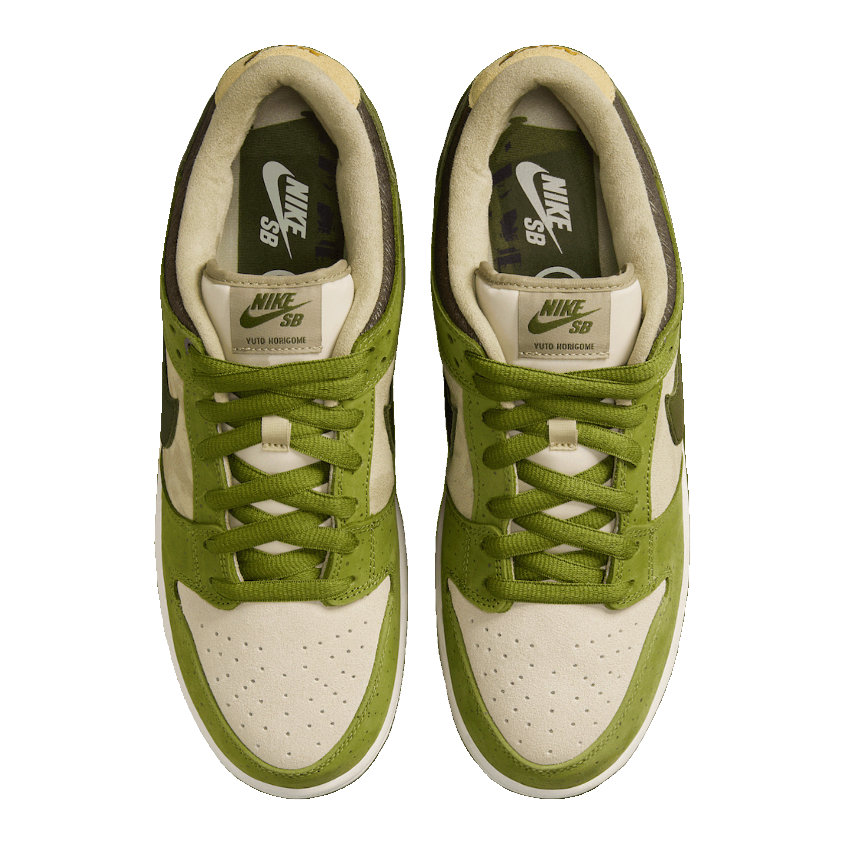 Nike SB Dunk Low Yuto Horigome Matcha Oben