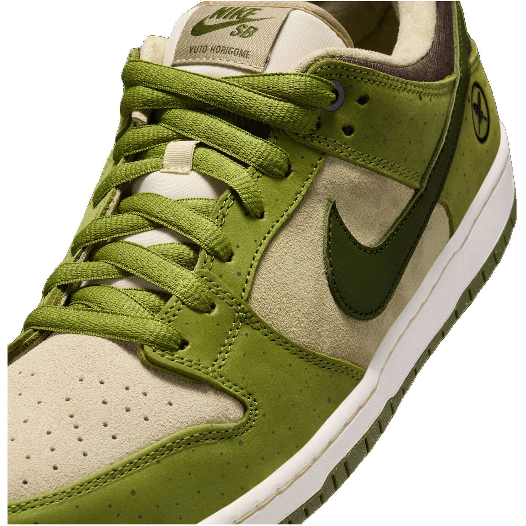 Nike SB Dunk Low Yuto Horigome Matcha Tongue