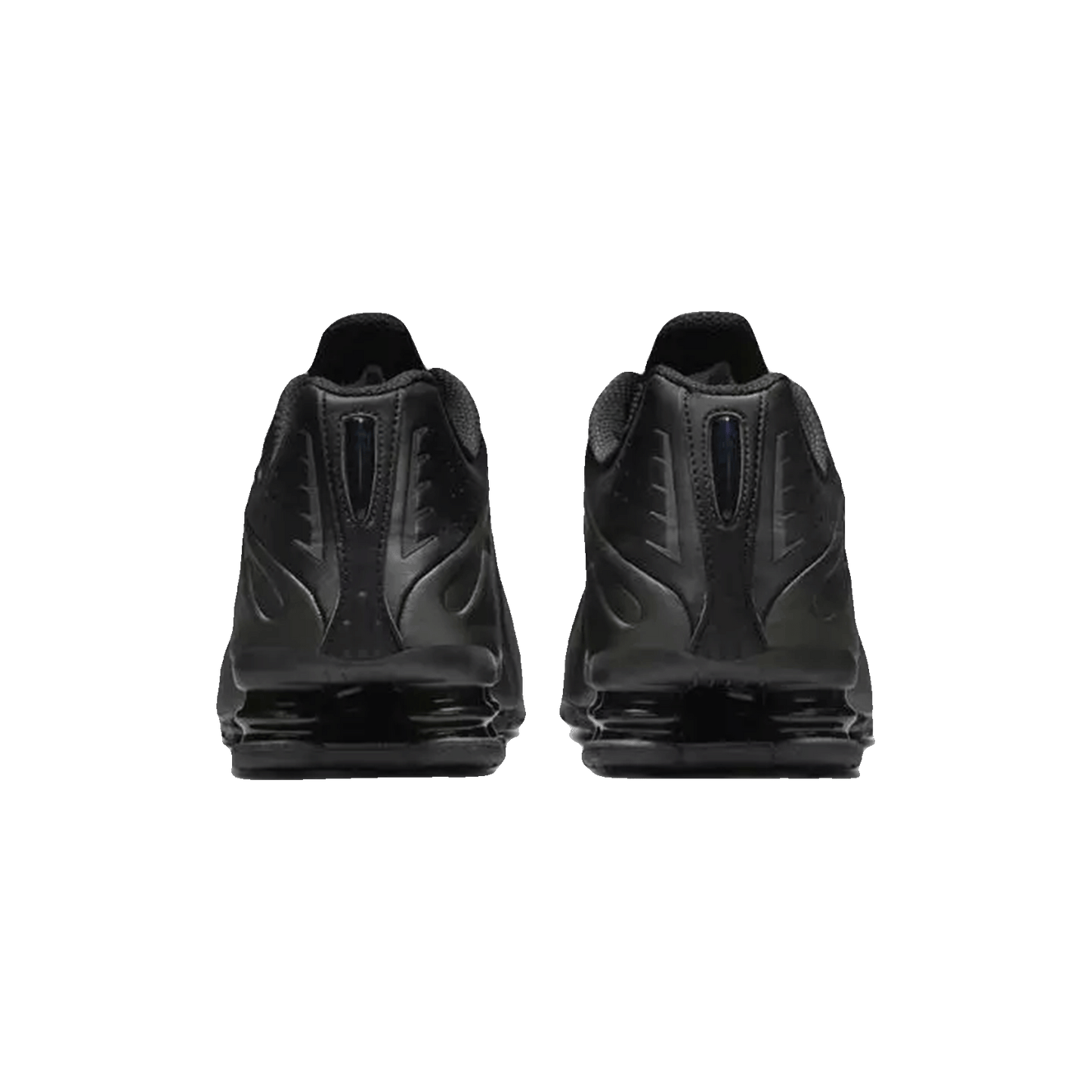 Nike Shox R4 Black Bright Crimson Back