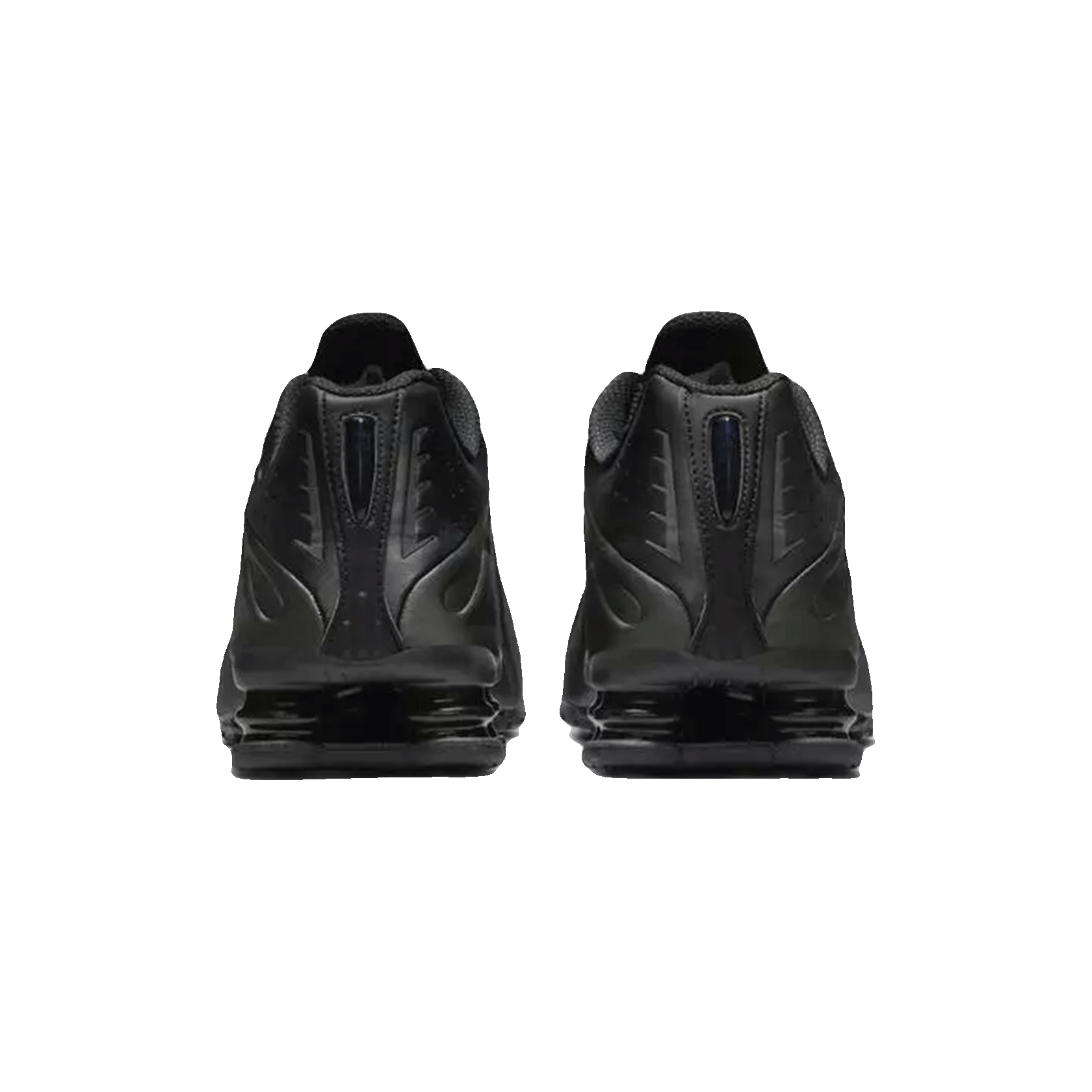 Nike Shox R4 Black Bright Crimson Back