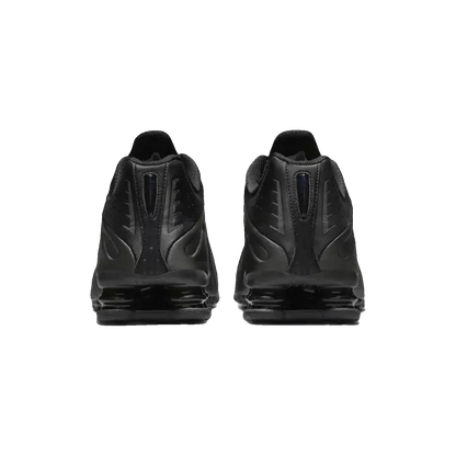 Nike Shox R4 Black Bright Crimson Back