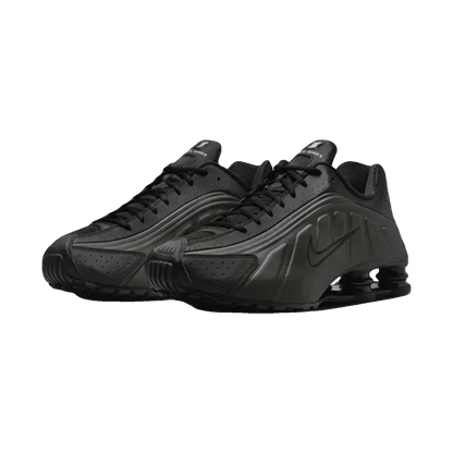 Nike Shox R4 Black Bright Crimson (GS) Side