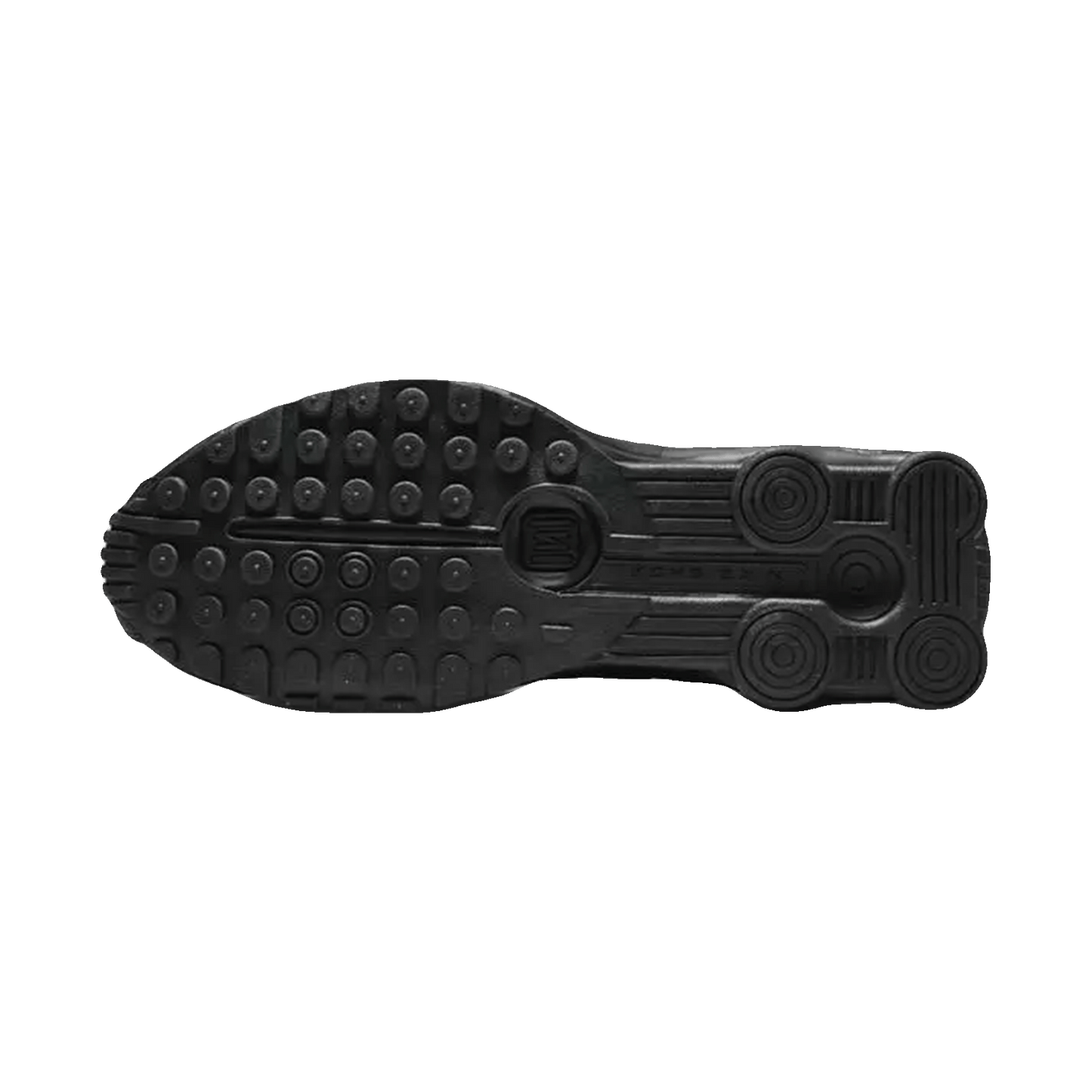 Nike Shox R4 Black Bright Crimson (GS) Sohle