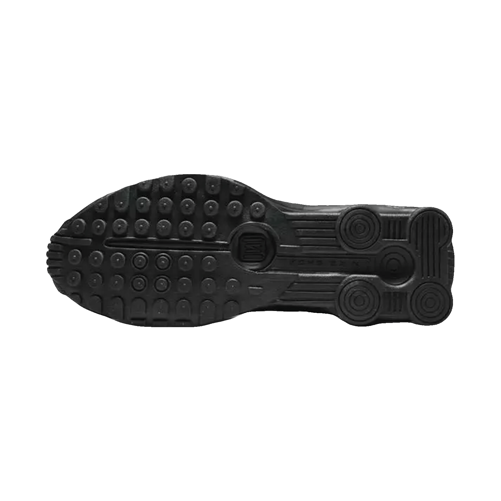 Nike Shox R4 Black Bright Crimson (GS) Sohle