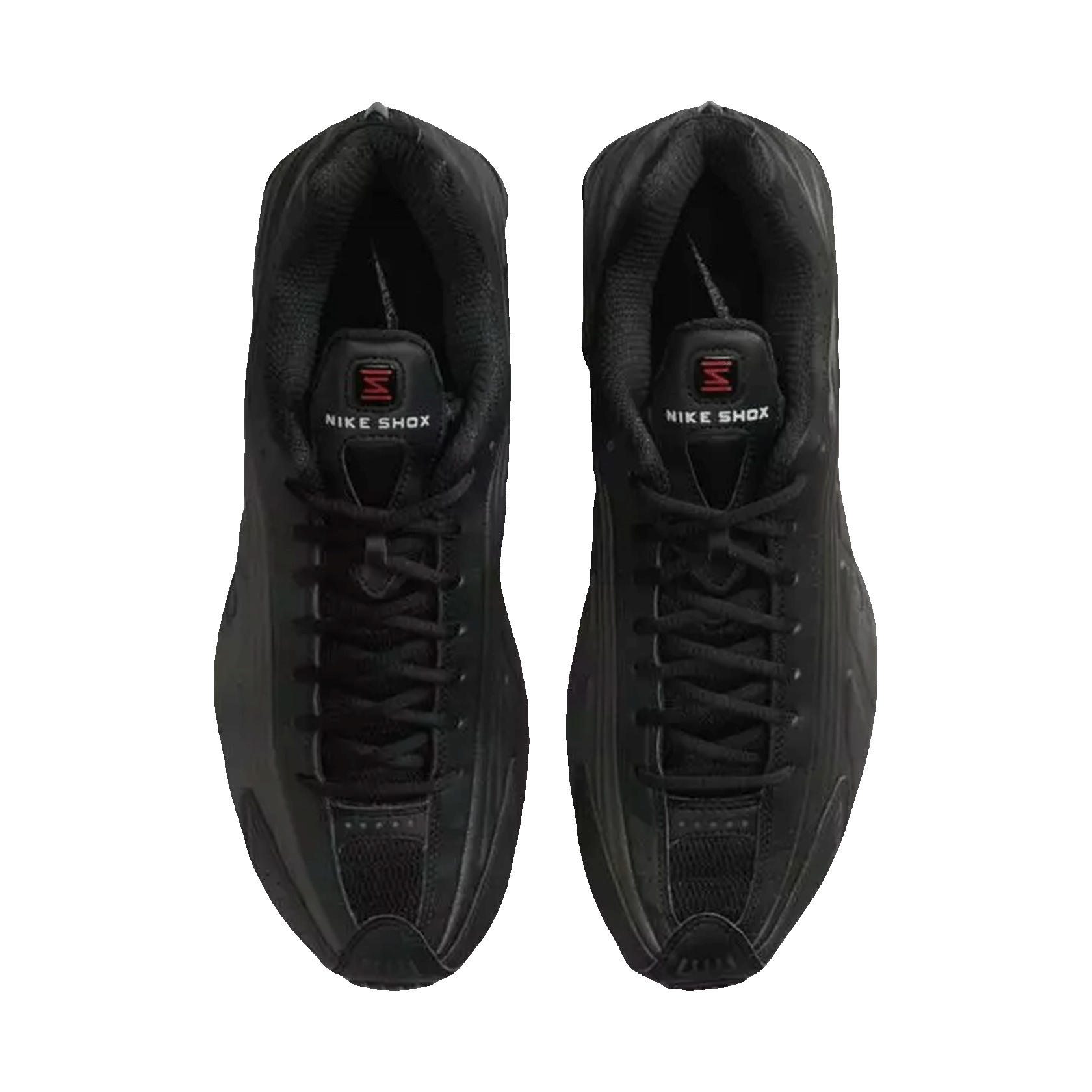Nike Shox R4 Black Bright Crimson Oben