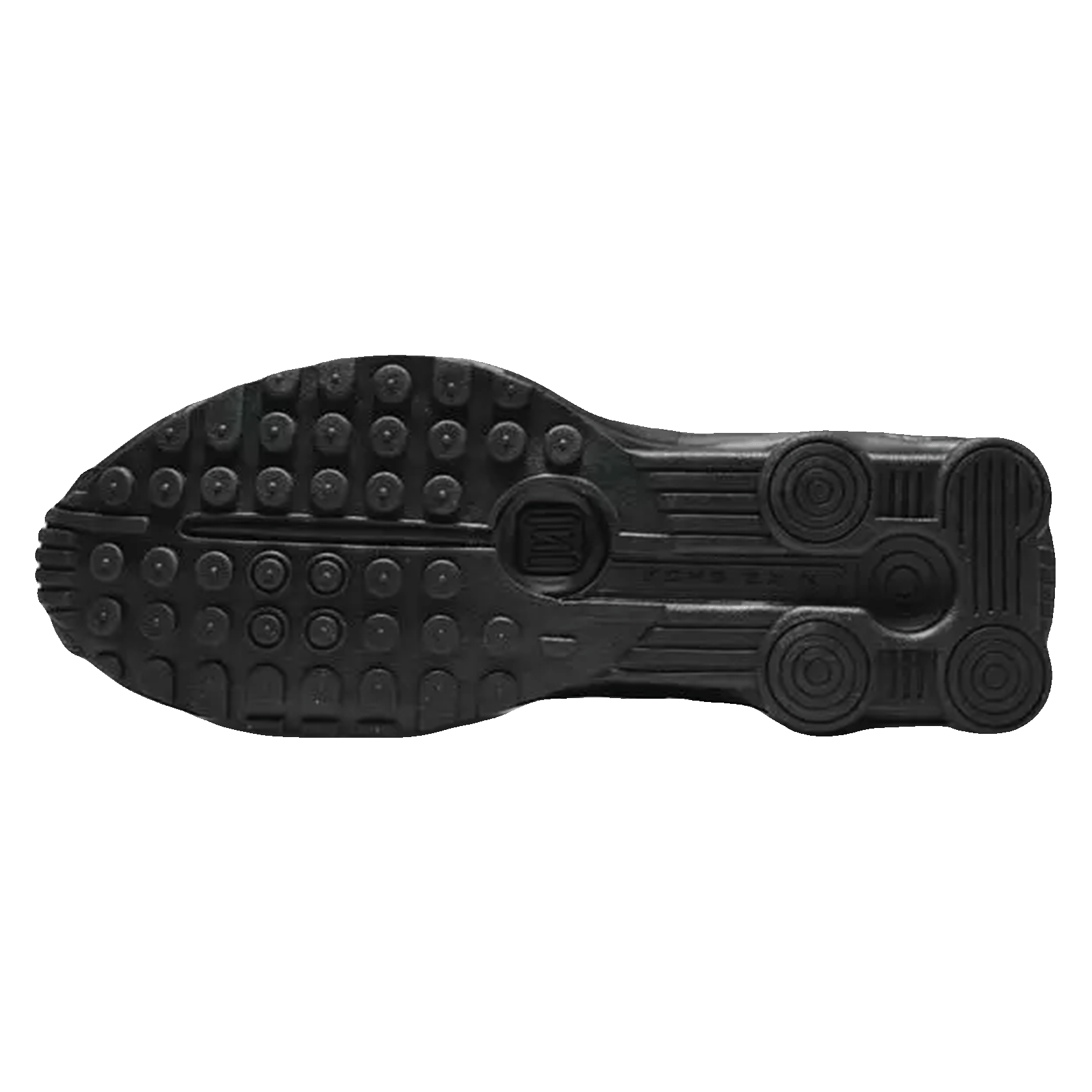 Nike Shox R4 Black Bright Crimson Sohle