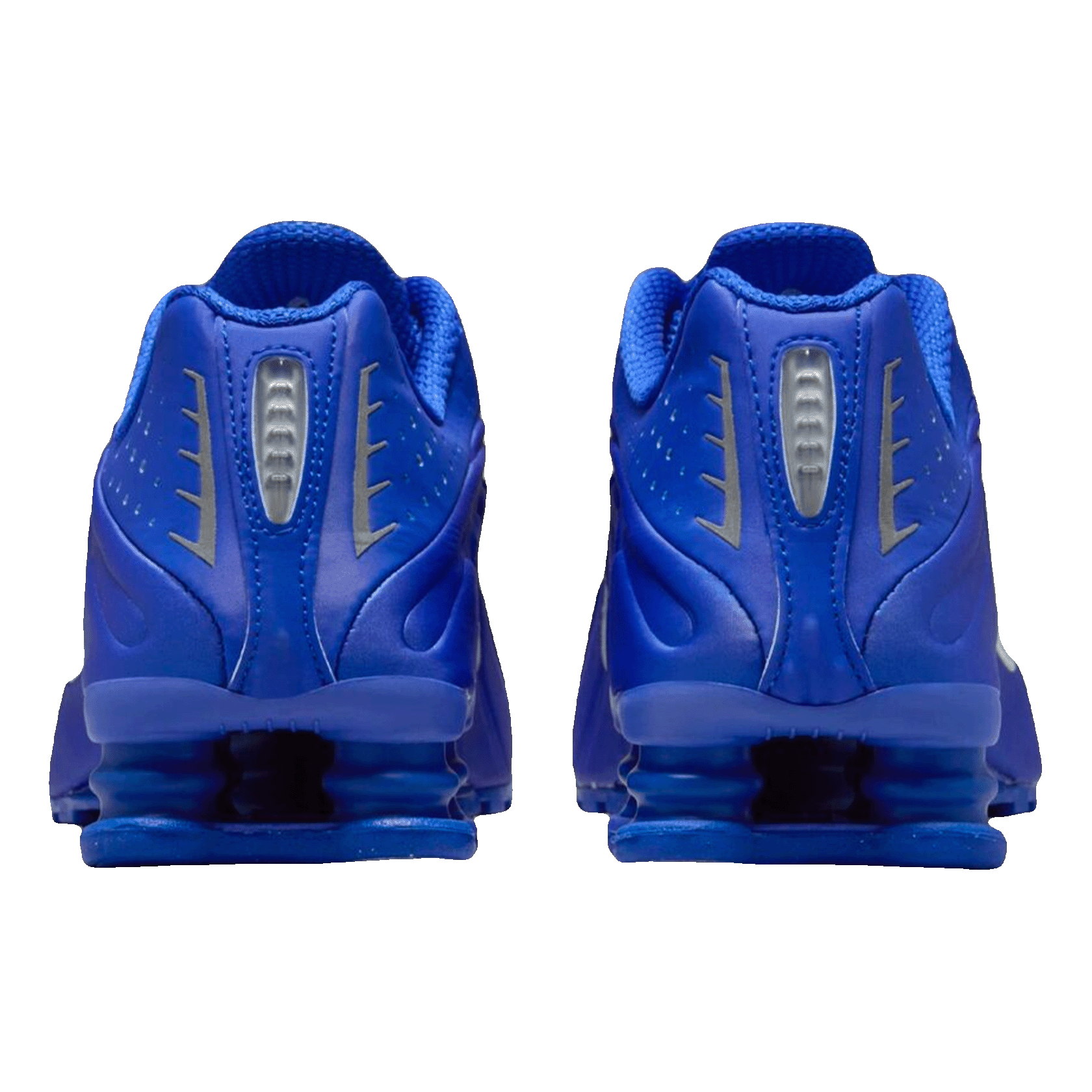 Nike Shox R4 Racer Blue Metallic Silver (W) Back