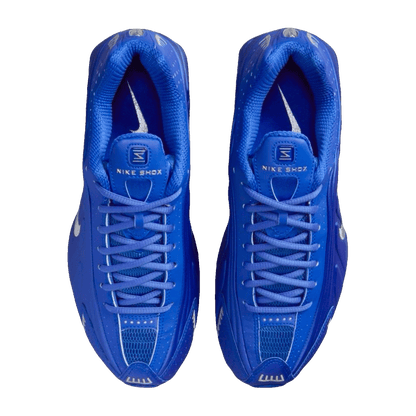 Nike Shox R4 Racer Blue Metallic Silver (W) Oben