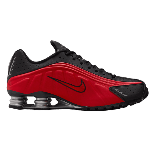 Nike Shox R4 University Red Black Metallic Silver