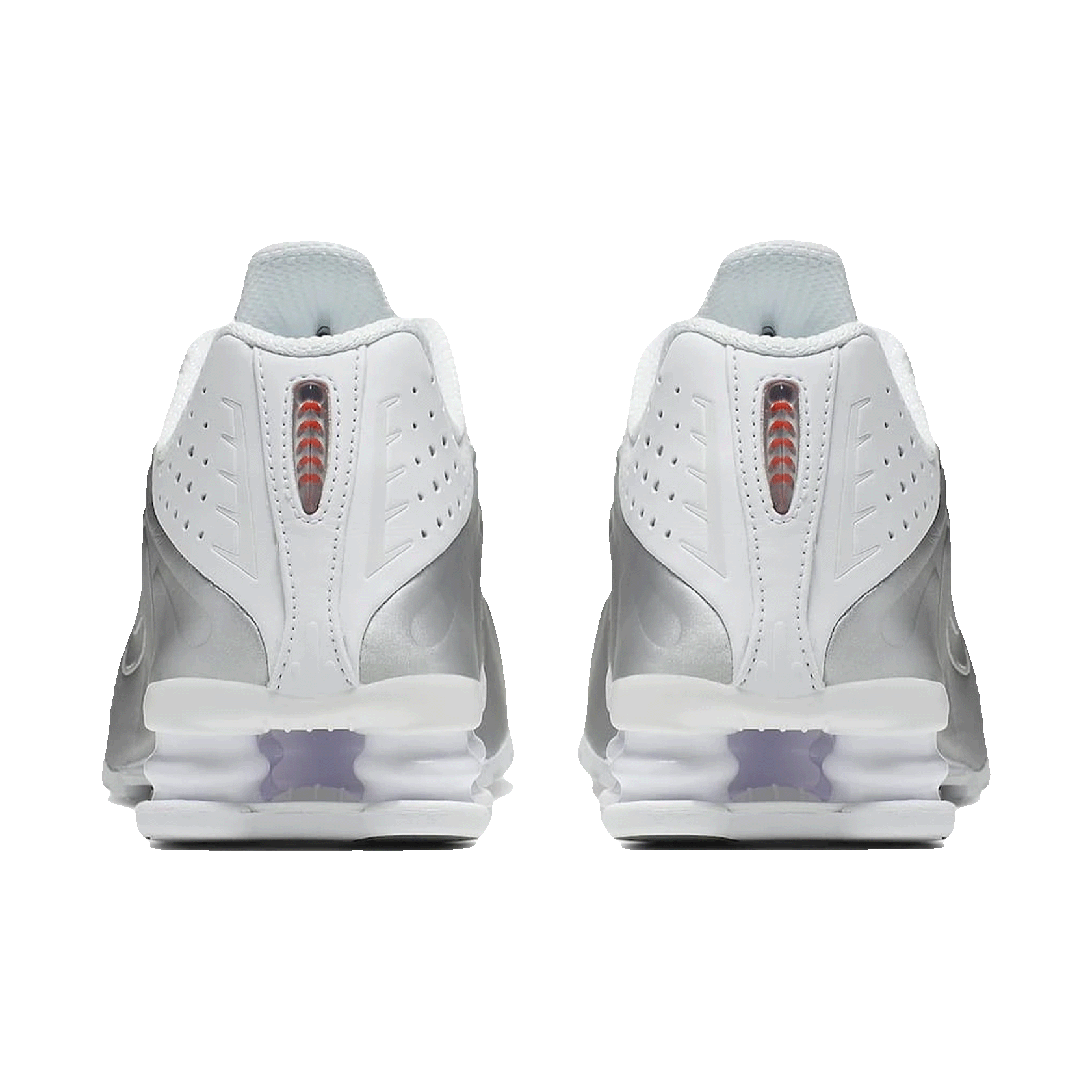 Nike Shox R4 White Metallic Silver (W) Back