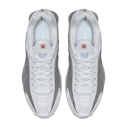Nike Shox R4 White Metallic Silver (W) Oben