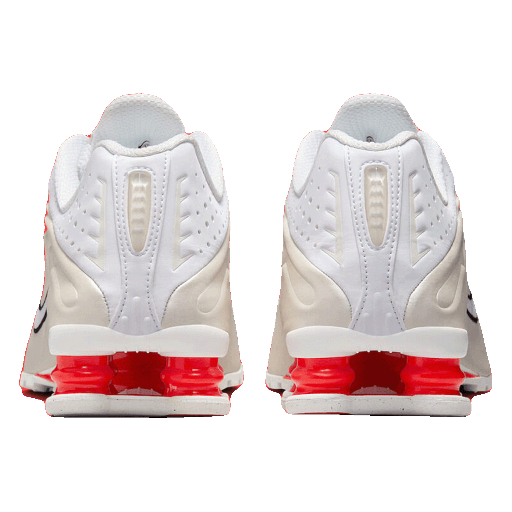 Nike Shox R4 White Phantom Picante Red (W) Back