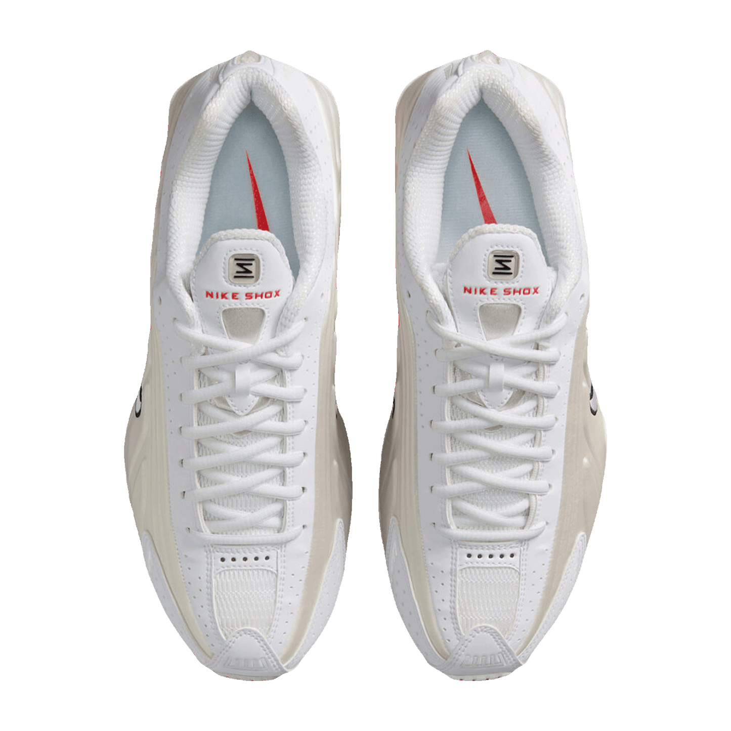 Nike Shox R4 White Phantom Picante Red (W) Oben