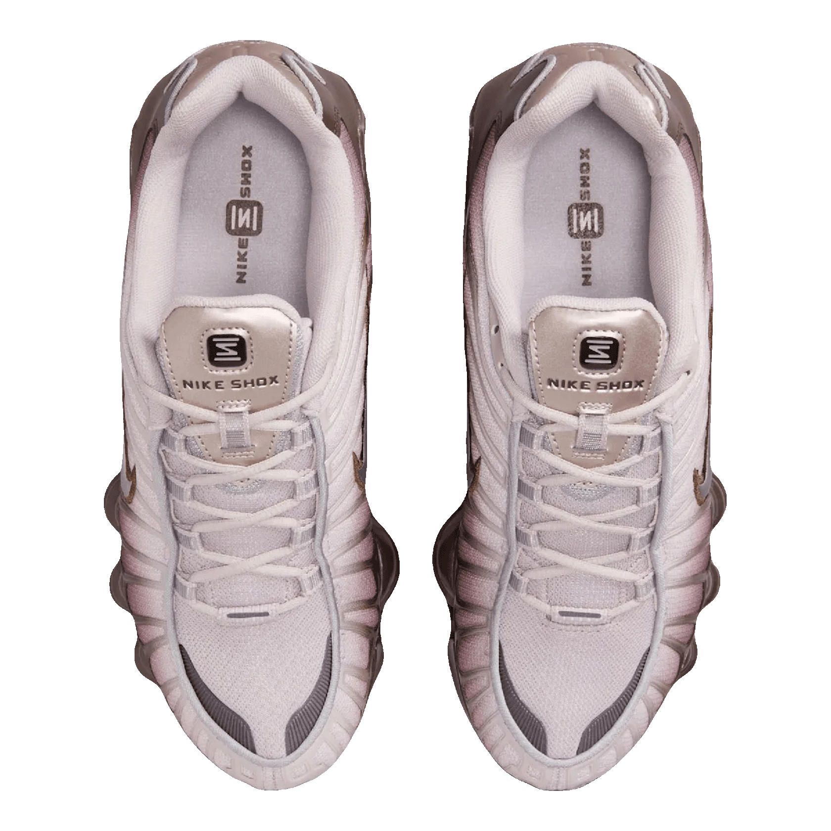 Nike Shox TL Baroque Brown Platinum Violet Metallic Silver (W) Oben
