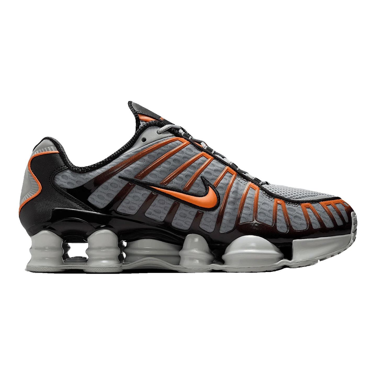 Nike Shox TL Light Smoke Grey Black Bright Mandarin