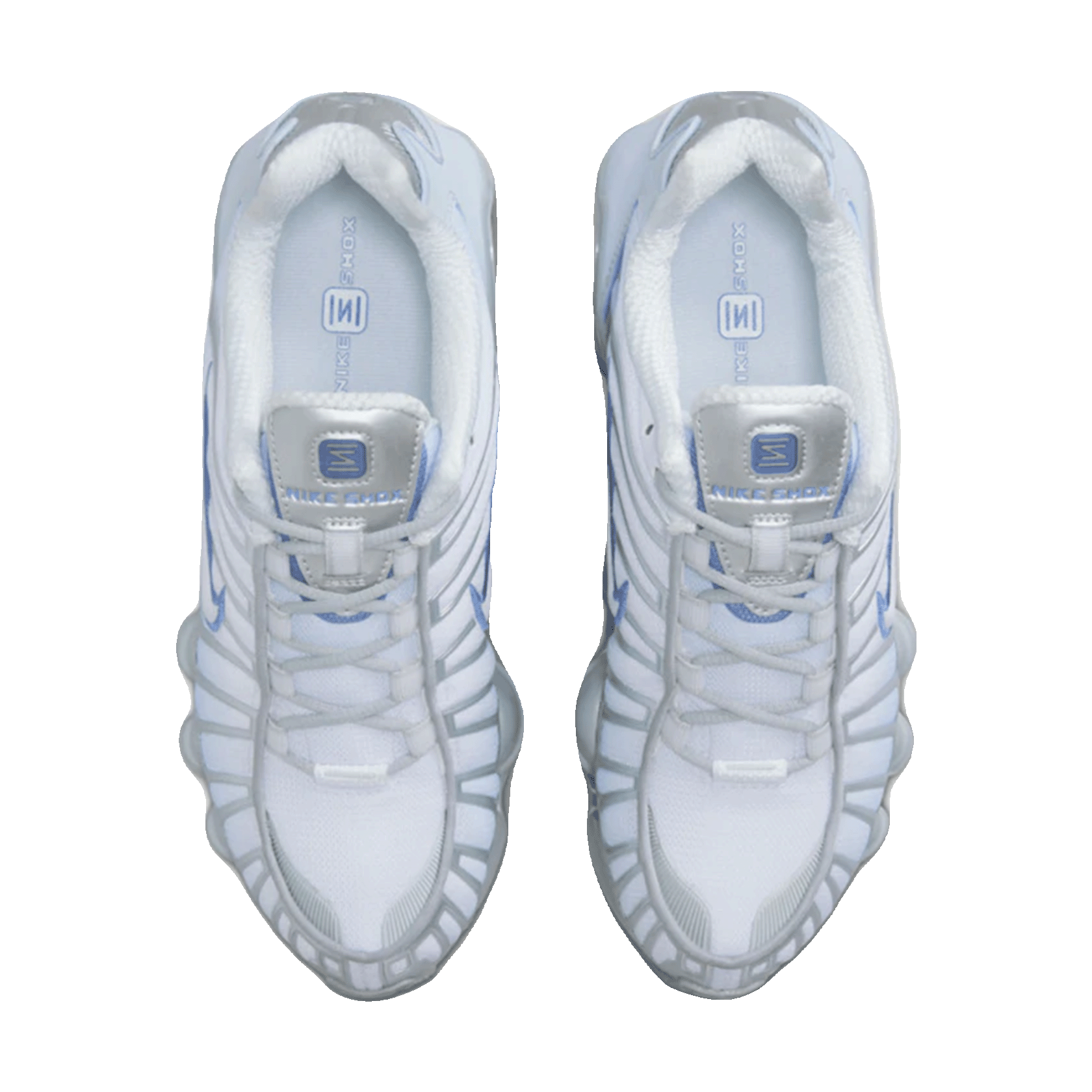 Nike Shox TL Metallic Platinum Blue Tint (W) Oben
