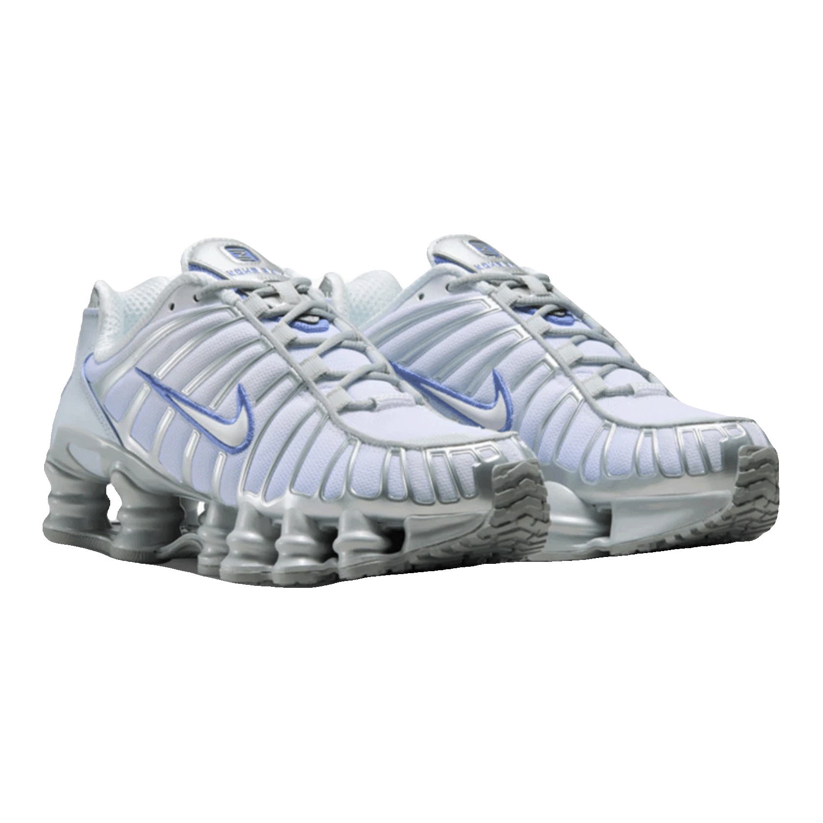 Nike Shox TL Metallic Platinum Blue Tint (W) Side