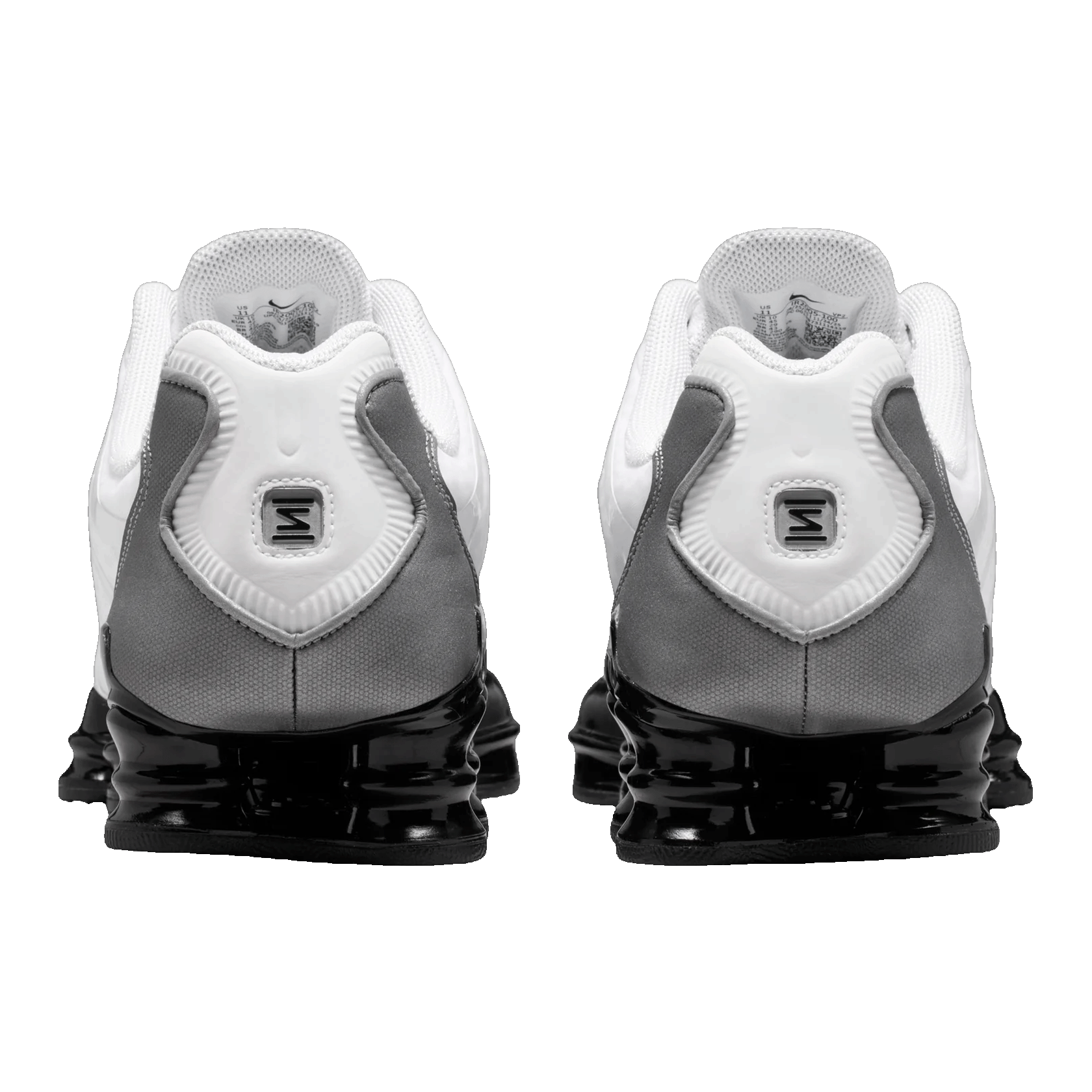 Nike Shox TL White Black Metallic Cool Grey Back IR2005-100