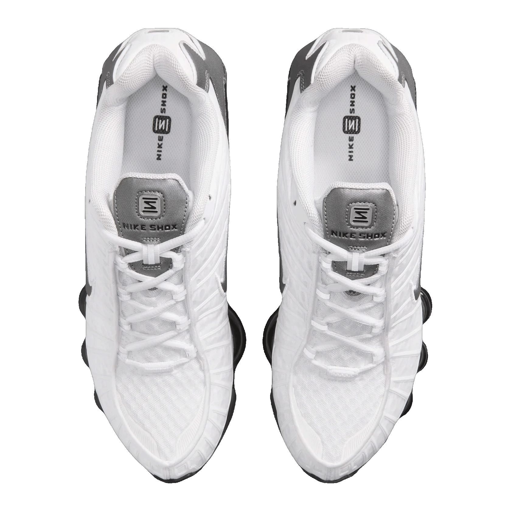 Nike Shox TL White Black Metallic Cool Grey Oben IR2005-100