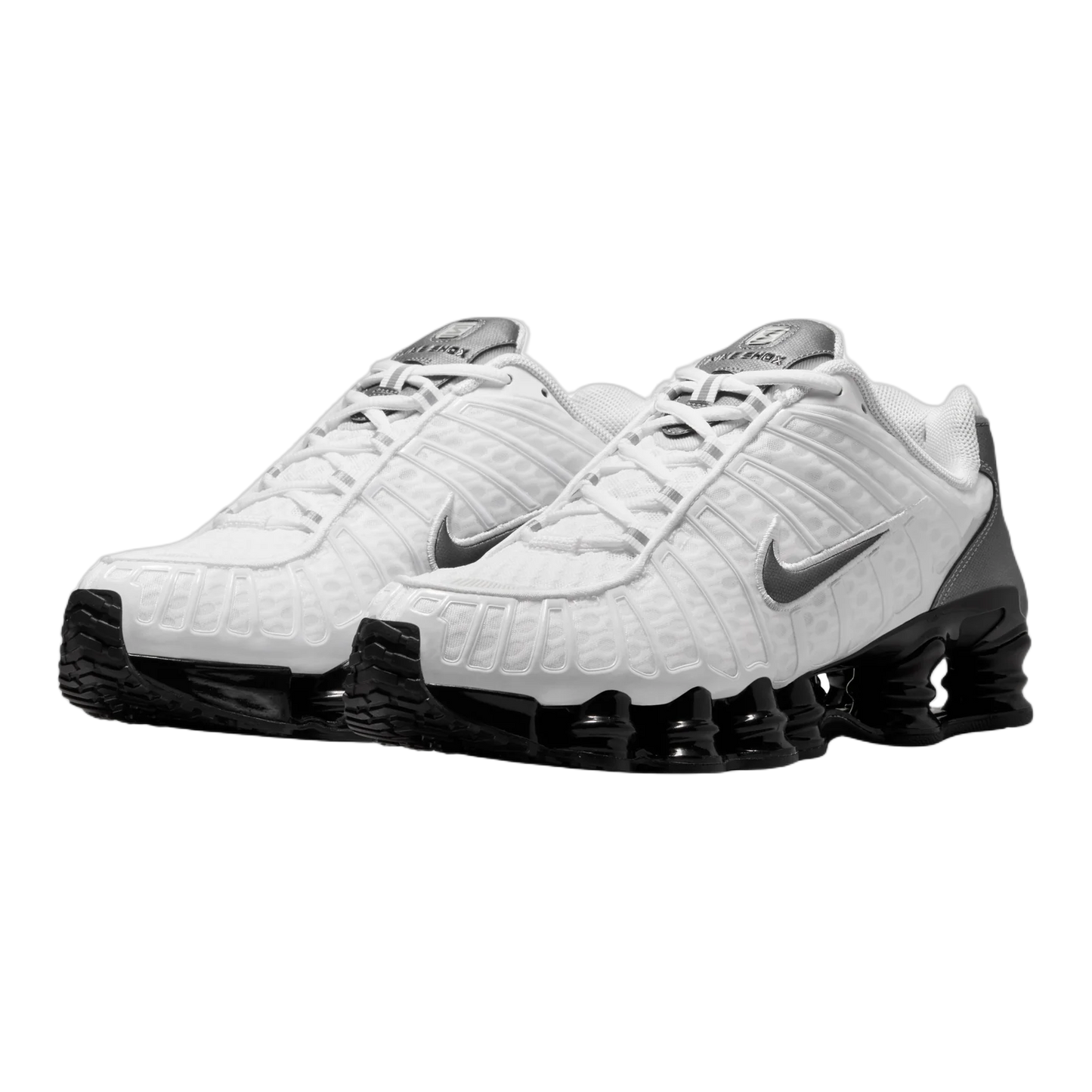 Nike Shox TL White Black Metallic Cool Grey Side IR2005-100