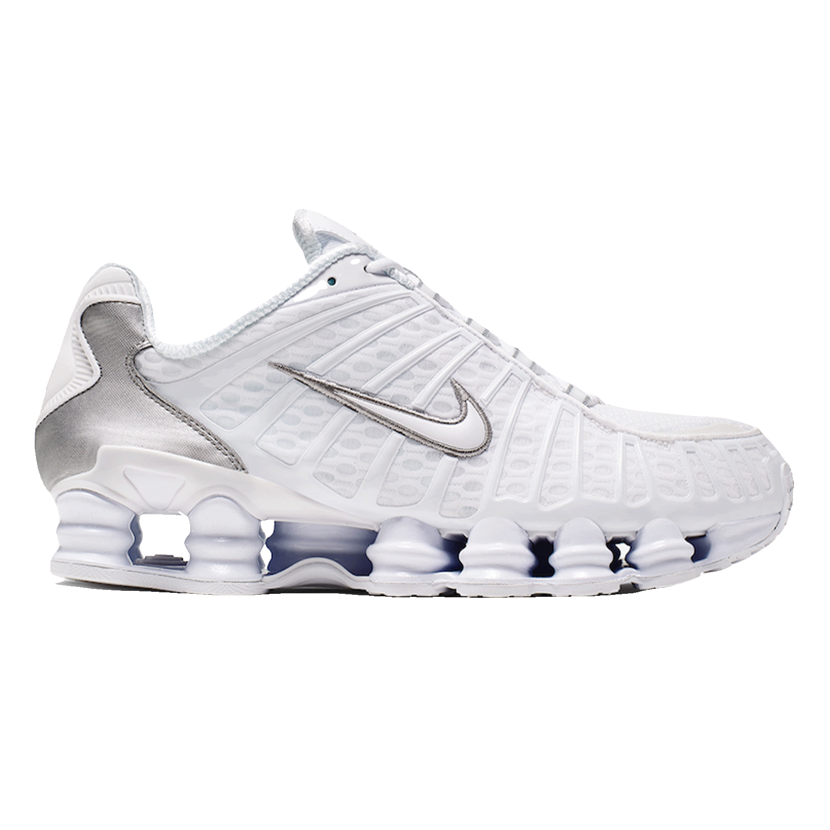 Nike Shox TL White Metallic Silver