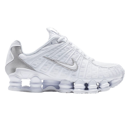 Nike Shox TL White Metallic Silver Max Orange (W)