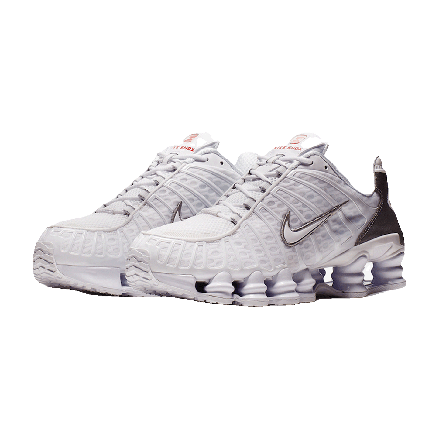 Nike Shox TL White Metallic Silver Side