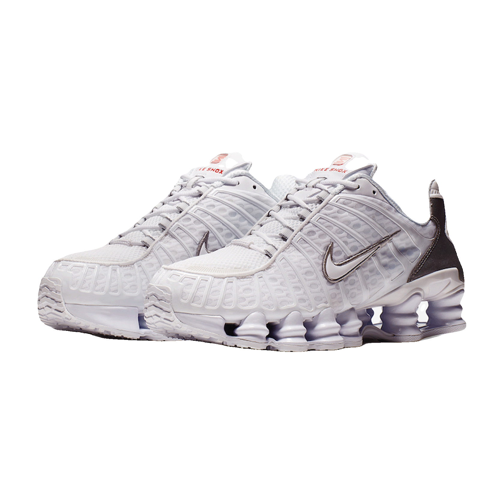 Nike Shox TL White Metallic Silver Side