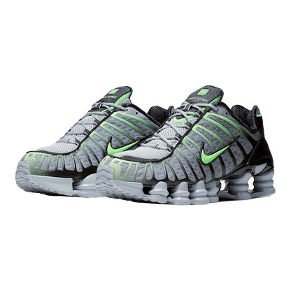 Nike Shox TL Wolf Grey Lime Blast Side