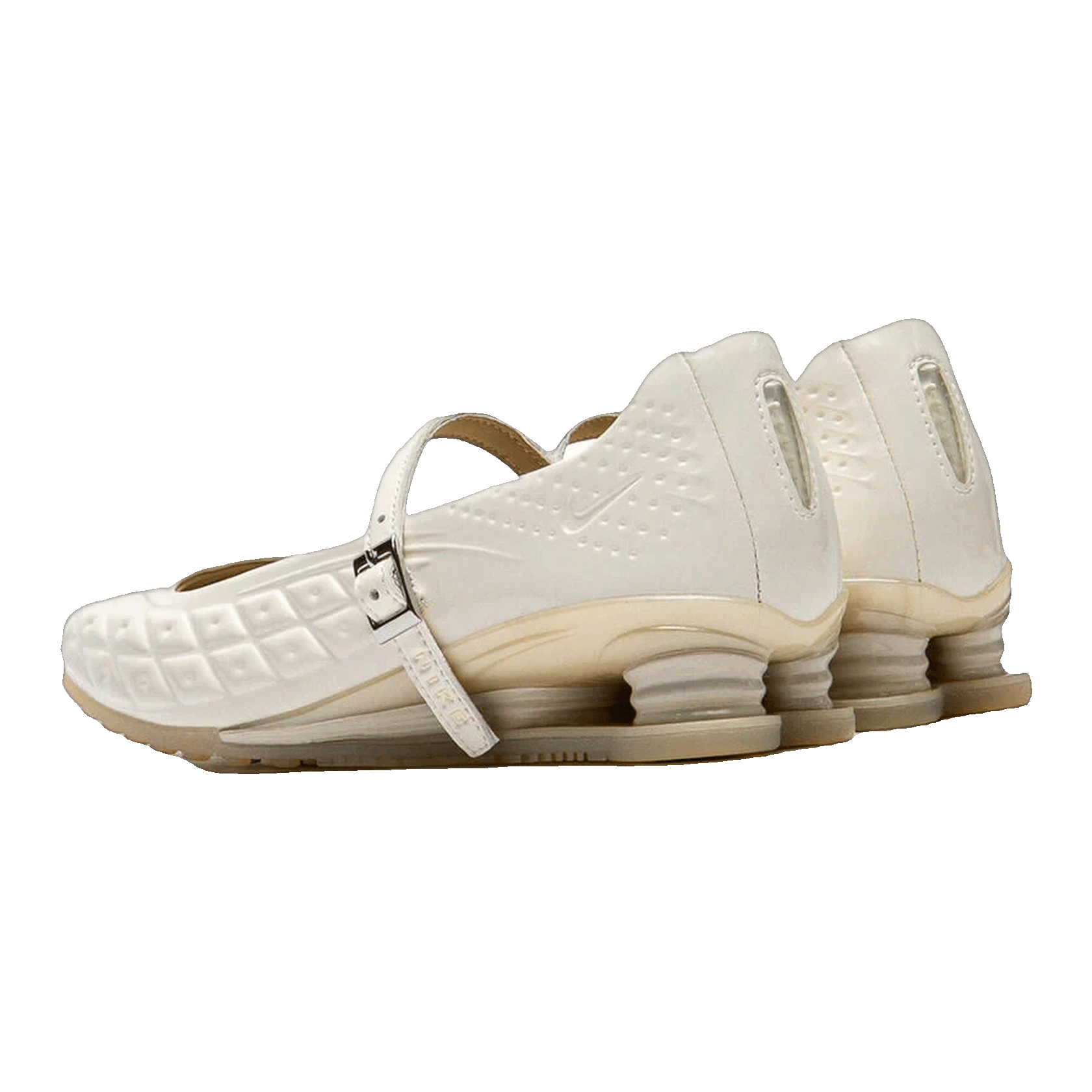 Nike Shox Z Calistra Pale Ivory Oatmeal (W) Back IR5510-100