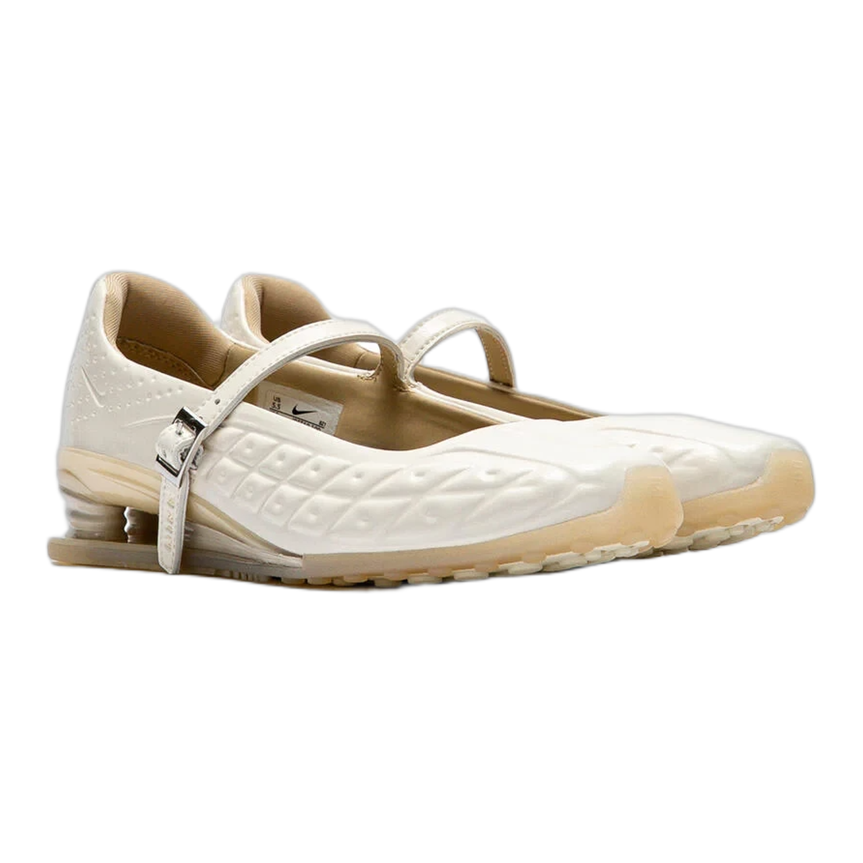 Nike Shox Z Calistra Pale Ivory Oatmeal (W) Side IR5510-100