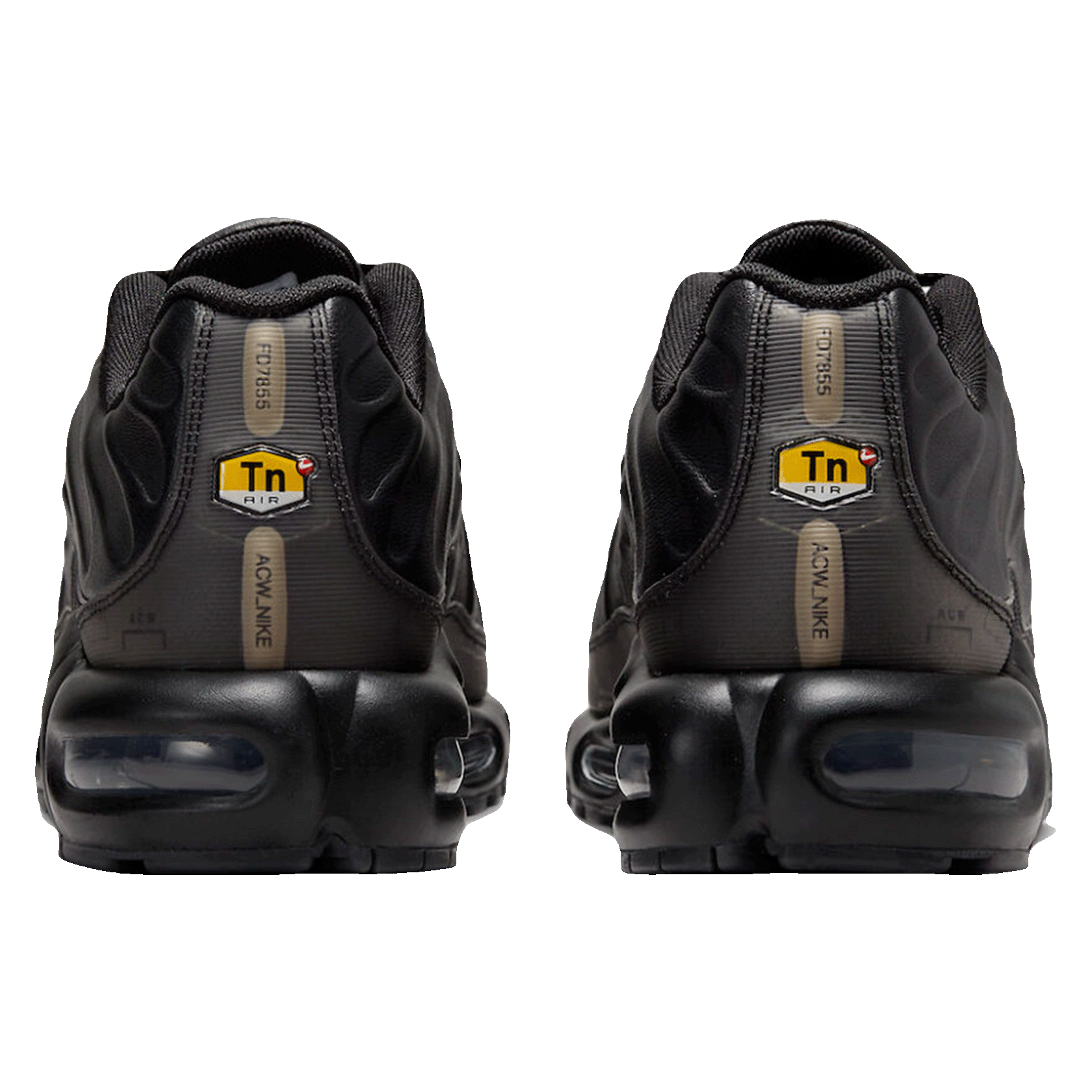 Nike TN Air Max Plus A-COLD-WALL Black Back