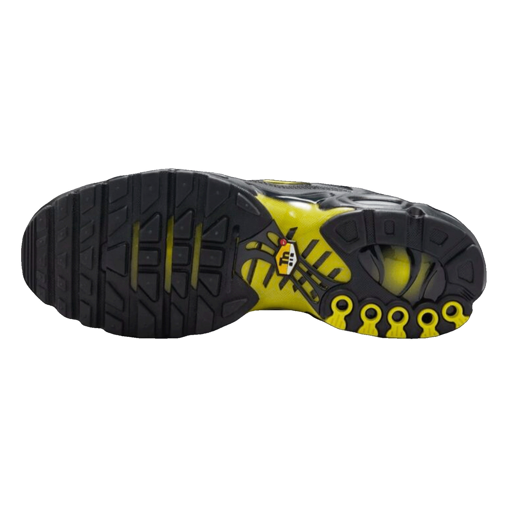Nike TN Air Max Plus Black Opti Yellow Sohle