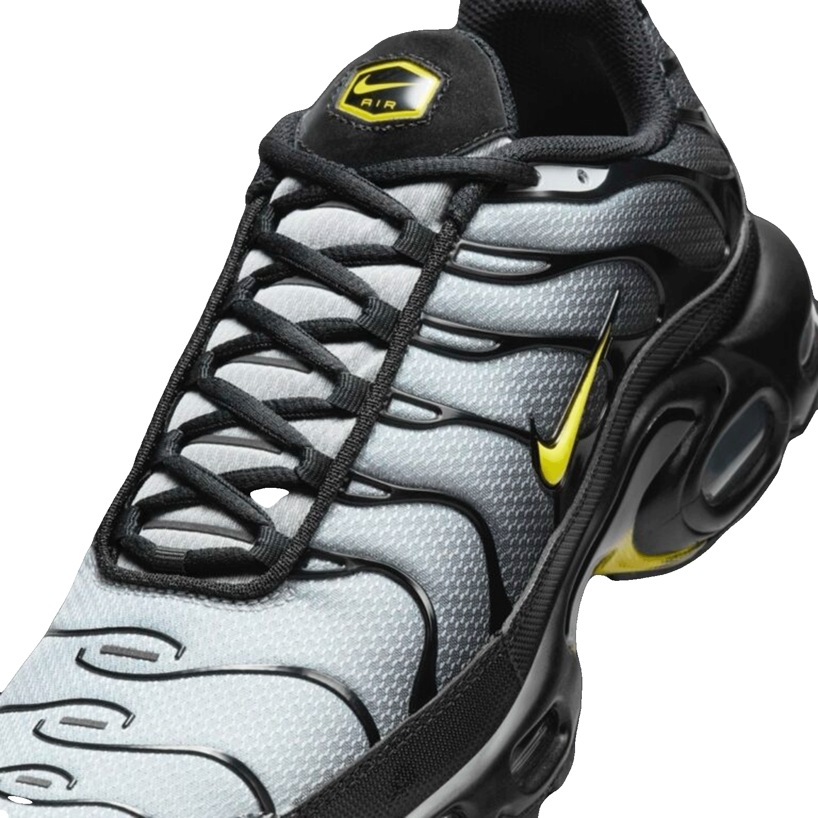 Nike TN Air Max Plus Black Opti Yellow Tongue