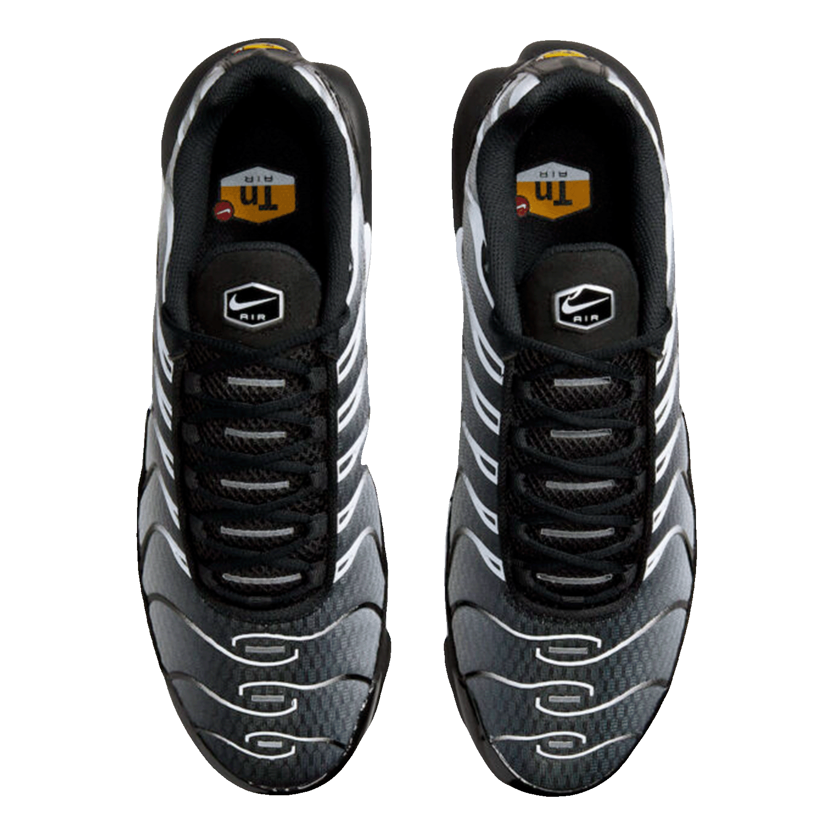 Nike TN Air Max Plus Black Silver White Oben