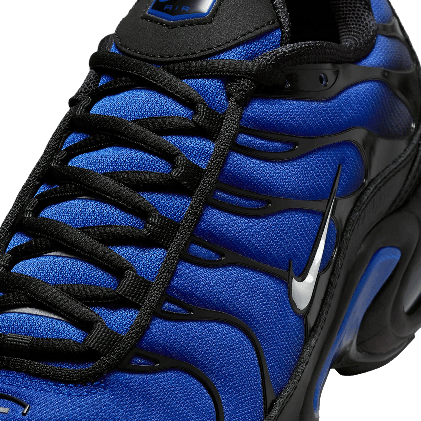 Nike TN Air Max Plus Premium Black Racer Blue Tongue