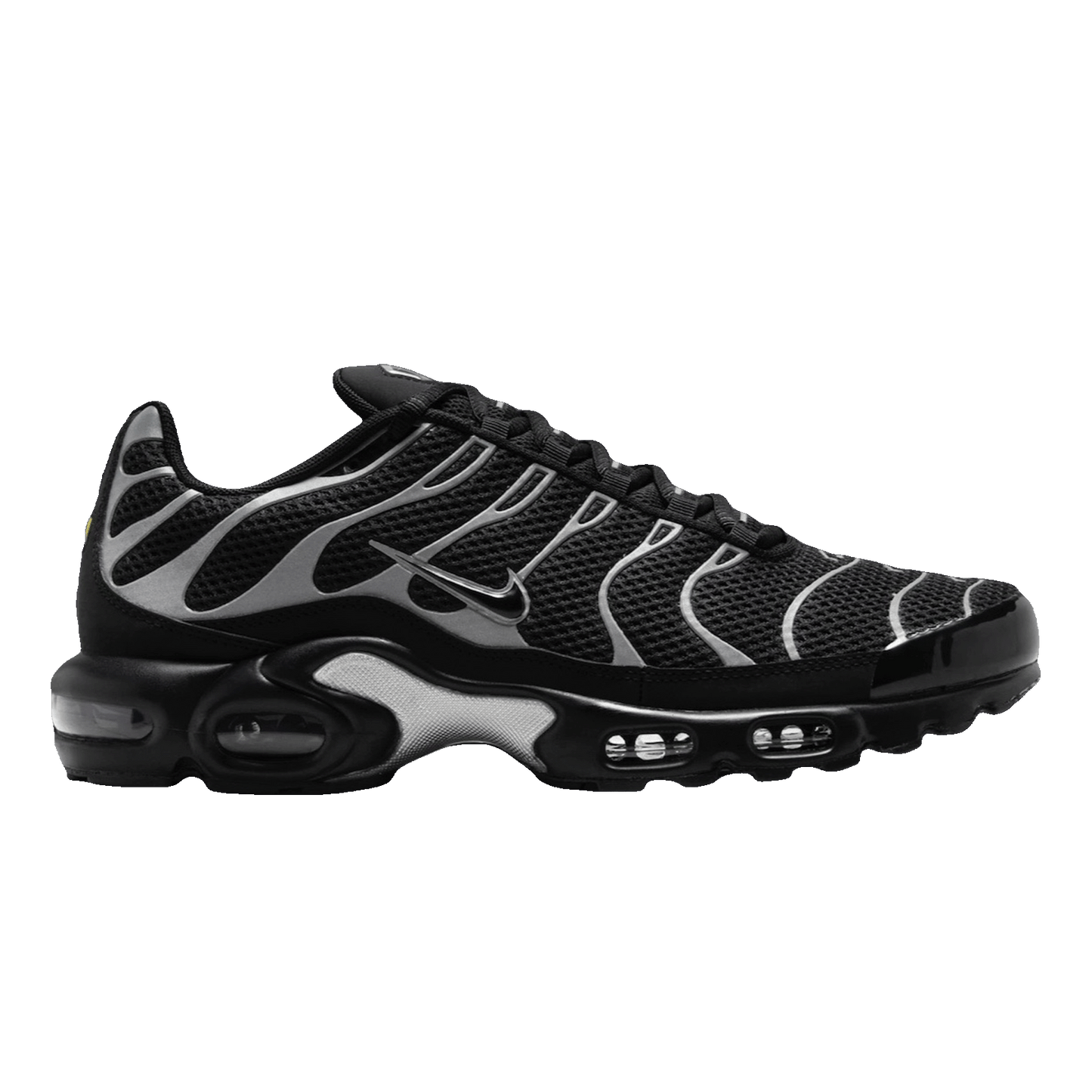 Nike TN Air Max Plus Premium Black Reflective Silver