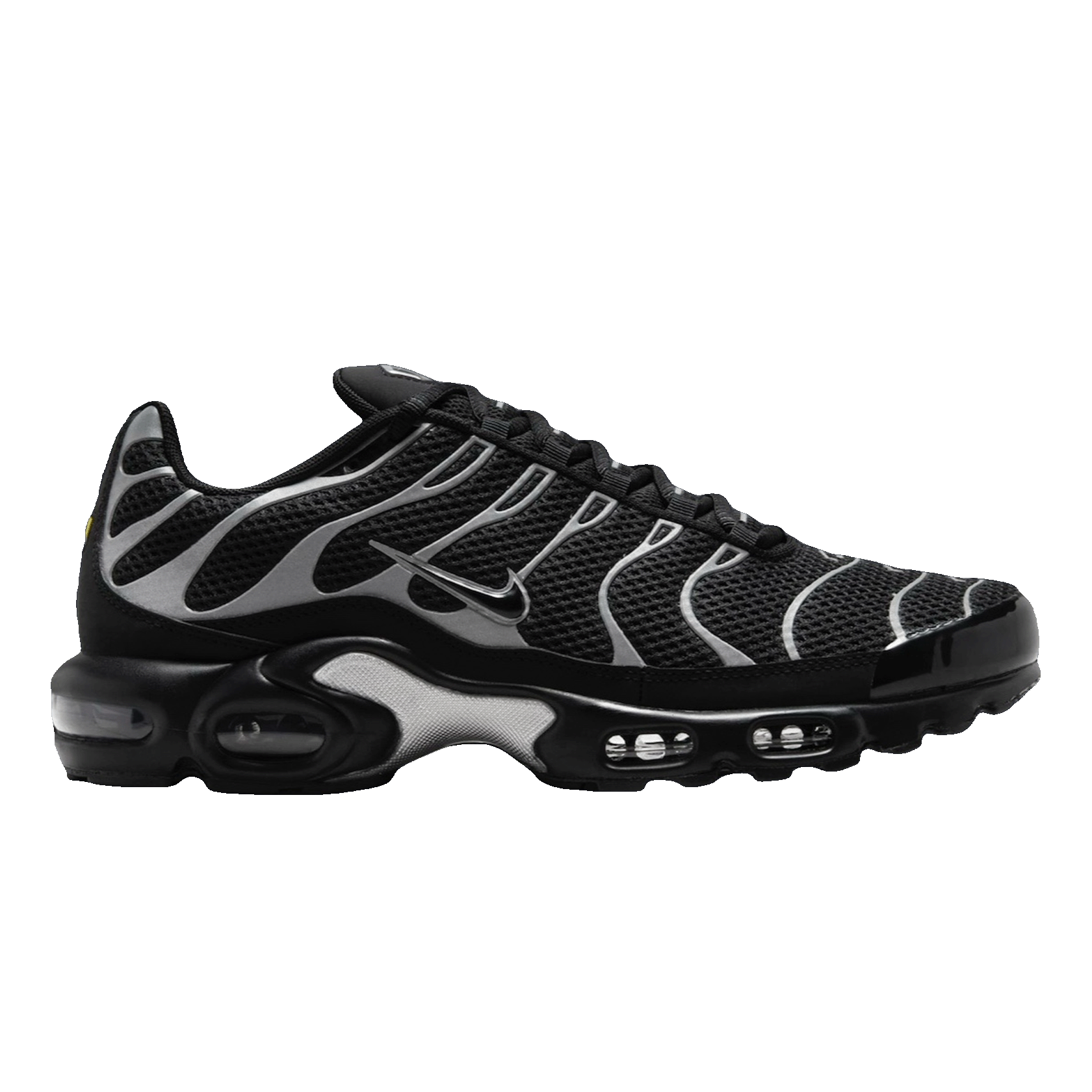Nike TN Air Max Plus Premium Black Reflective Silver