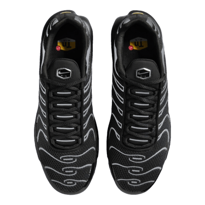 Nike TN Air Max Plus Premium Black Reflective Silver Oben