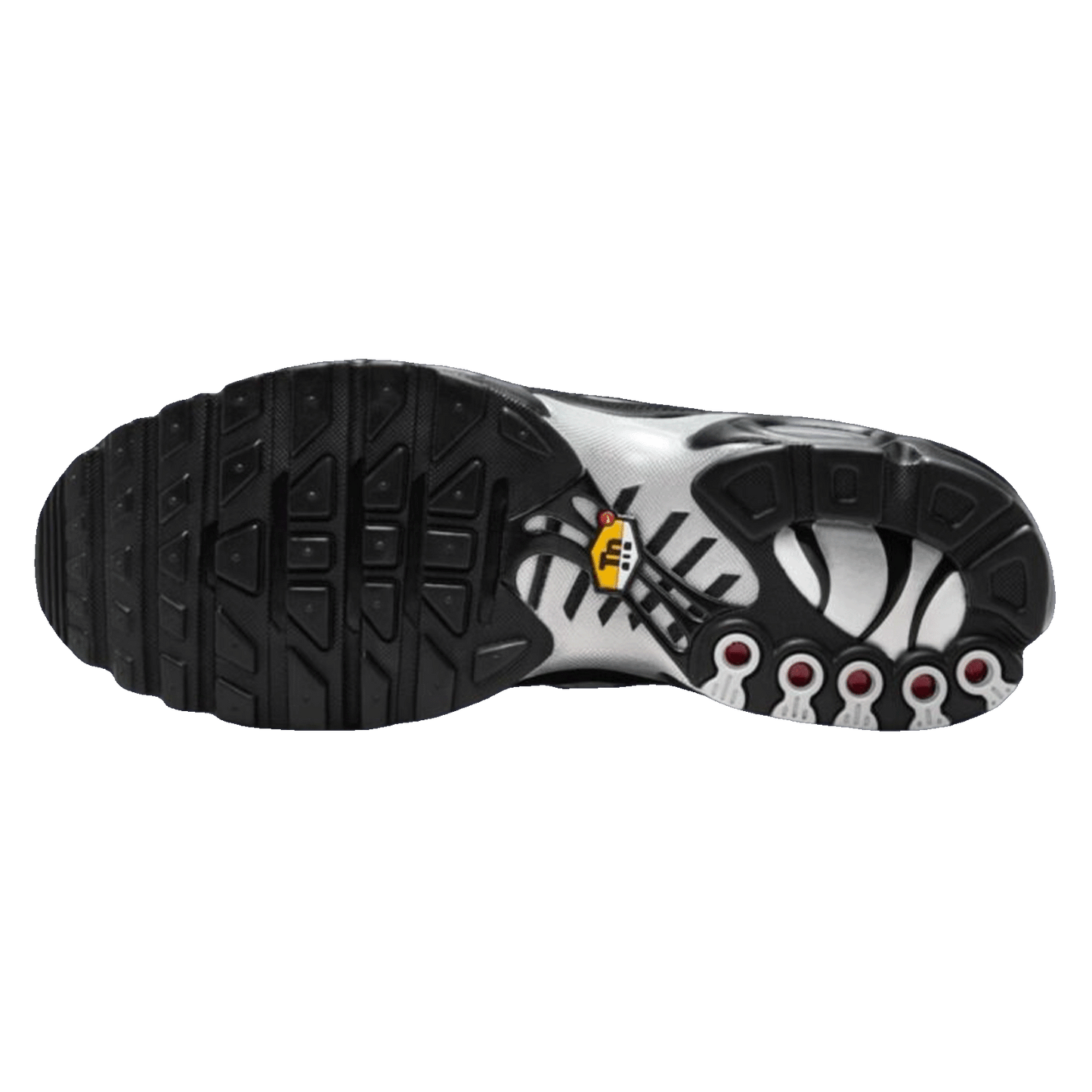 Nike TN Air Max Plus Premium Black Reflective Silver Sohle