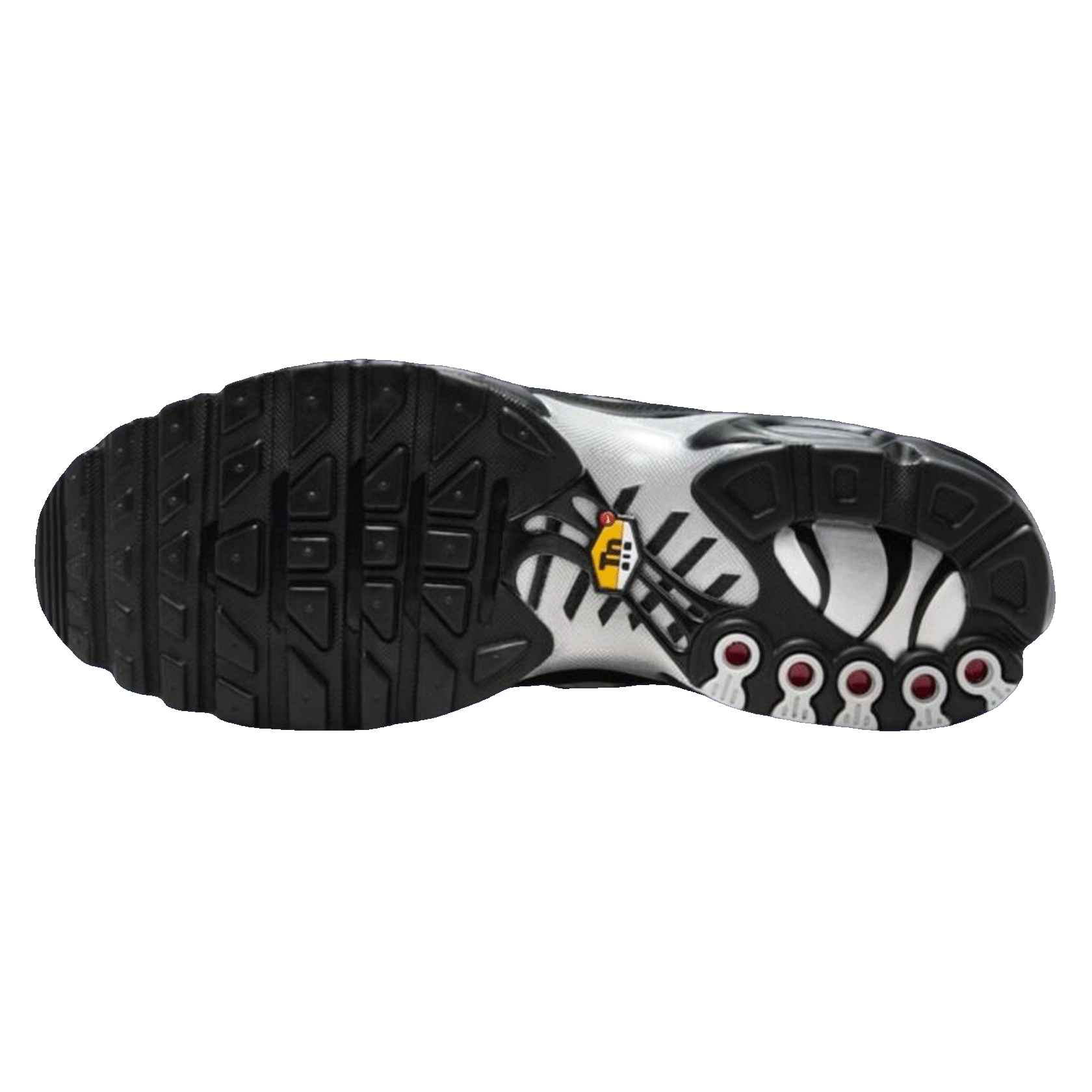 Nike TN Air Max Plus Premium Black Reflective Silver Sohle