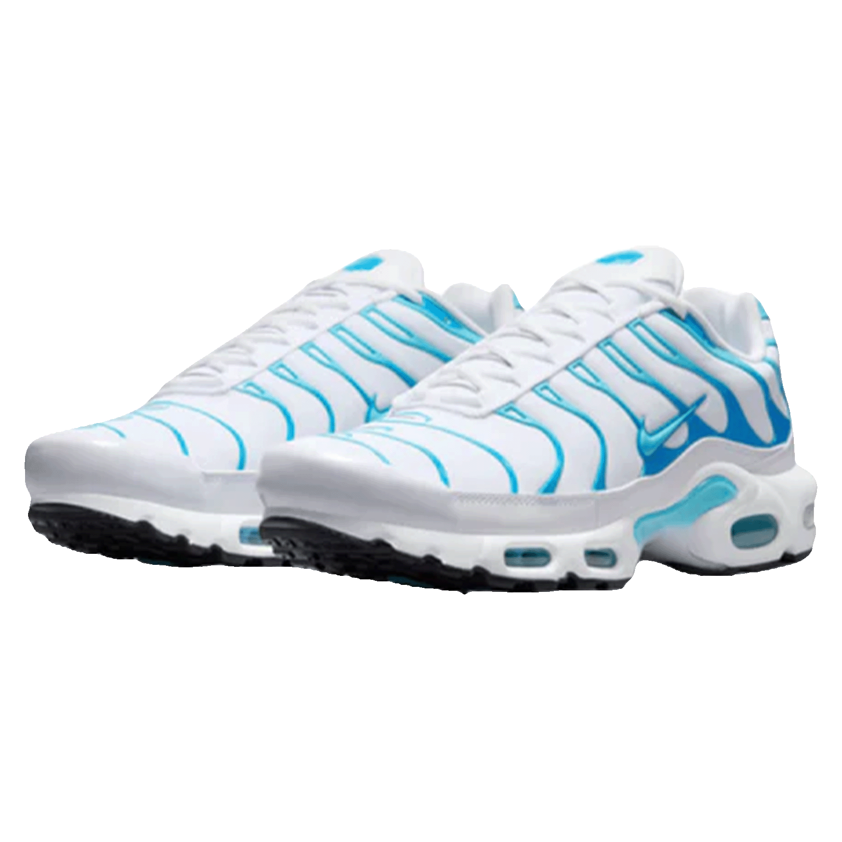 Nike TN Air Max Plus White Polarised Blue Side