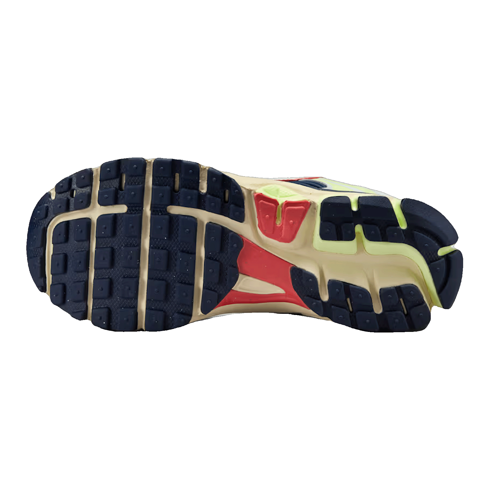 Nike Zoom Vomero 5 Barely Volt Midnight Navy Pure Platinum White (GS) Sohle IB4406-701